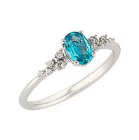 Anello Soranzo Gioielli Donna Pietre Preziose in Oro bianco Acquamarina 0.42 Ct GI10438572 - GI10438572